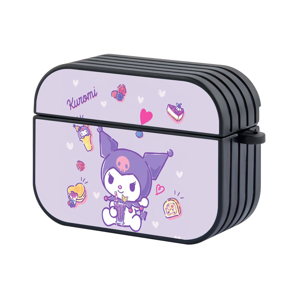 Kuromi Sweet Dessert Hard Plastic Case Cover For Apple Airpods Pro 3 - Ezzystore
