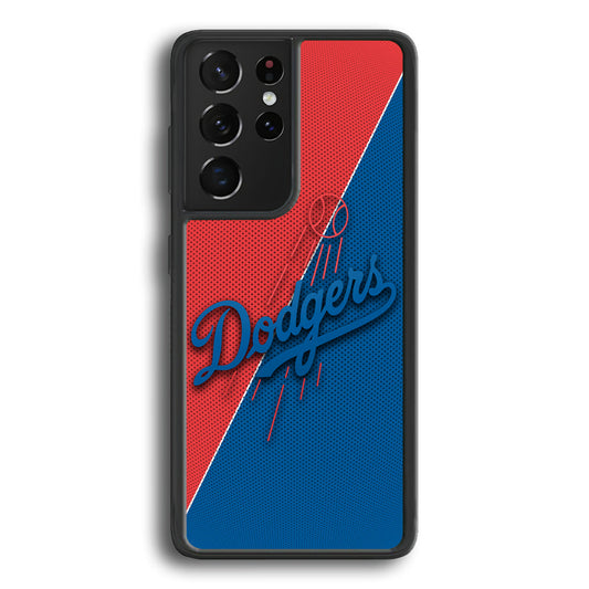 LA Dodgers Red And Blue Colour Samsung Galaxy S23 Ultra Case - Ezzystore