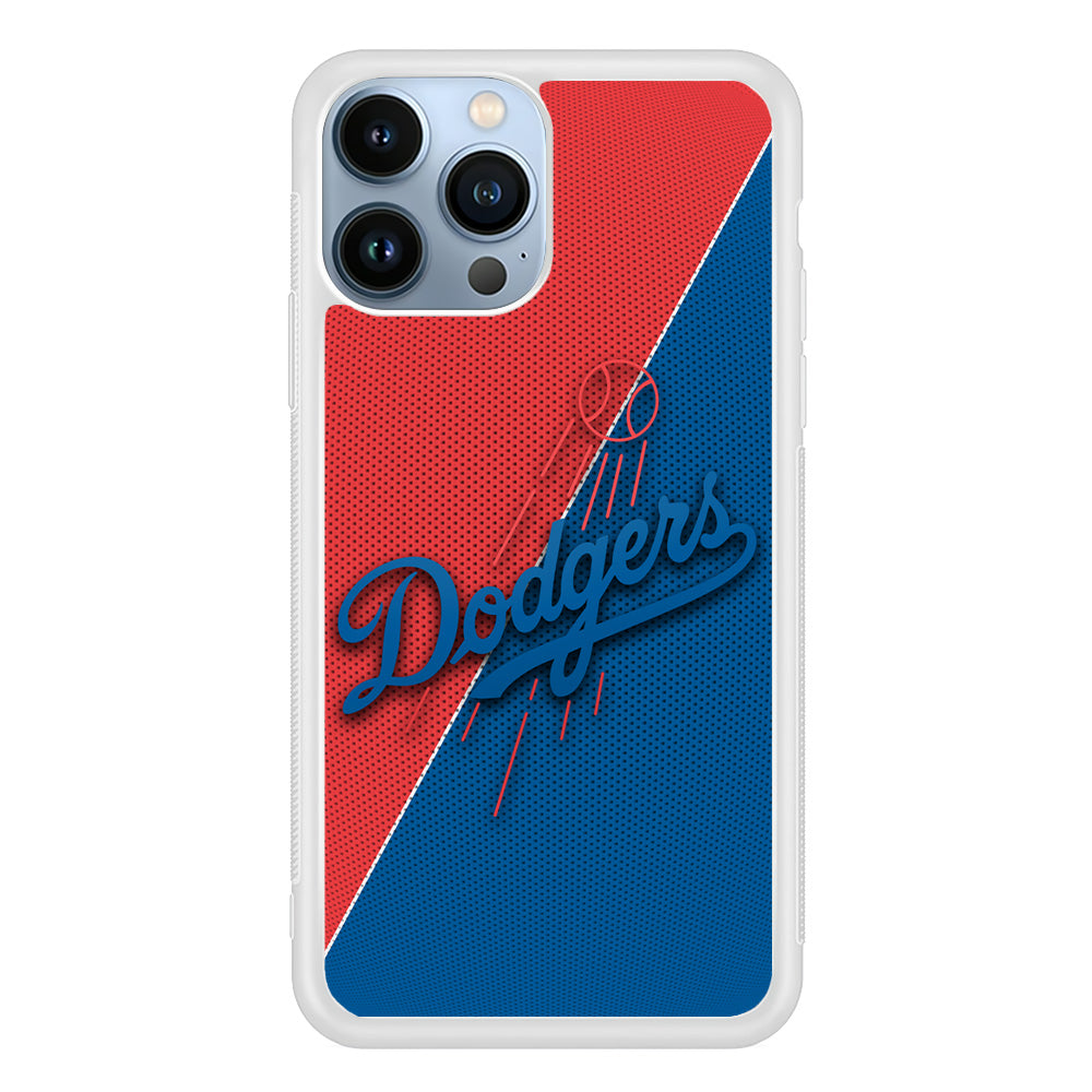 LA Dodgers Red And Blue Colour iPhone 14 Pro Max Case
