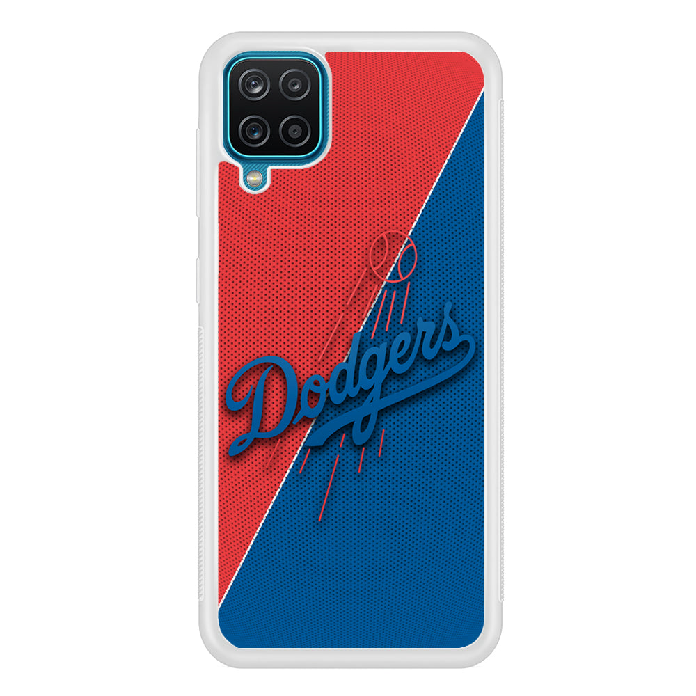 LA Dodgers Red And Blue Colour Samsung Galaxy A12 Case