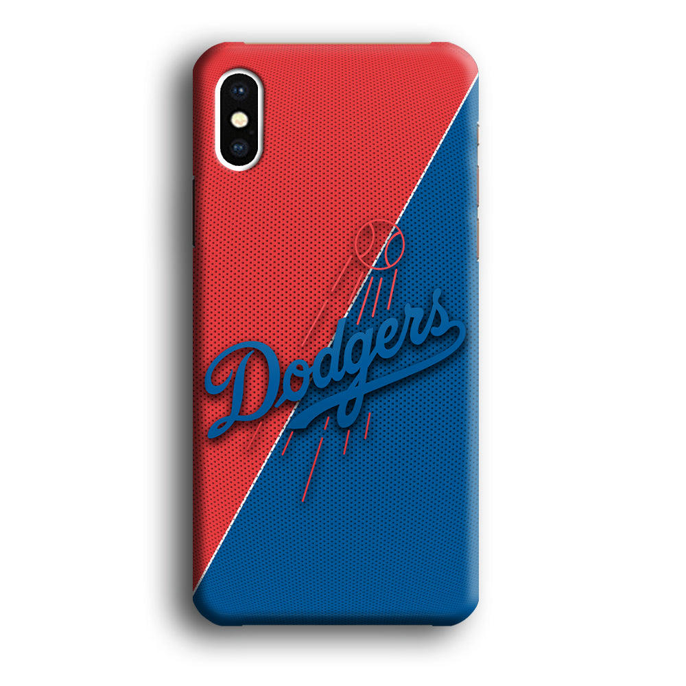 LA Dodgers Red And Blue Colour iPhone X Case