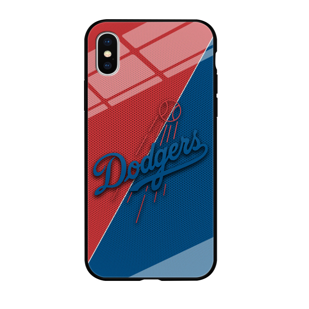 LA Dodgers Red And Blue Colour iPhone X Case