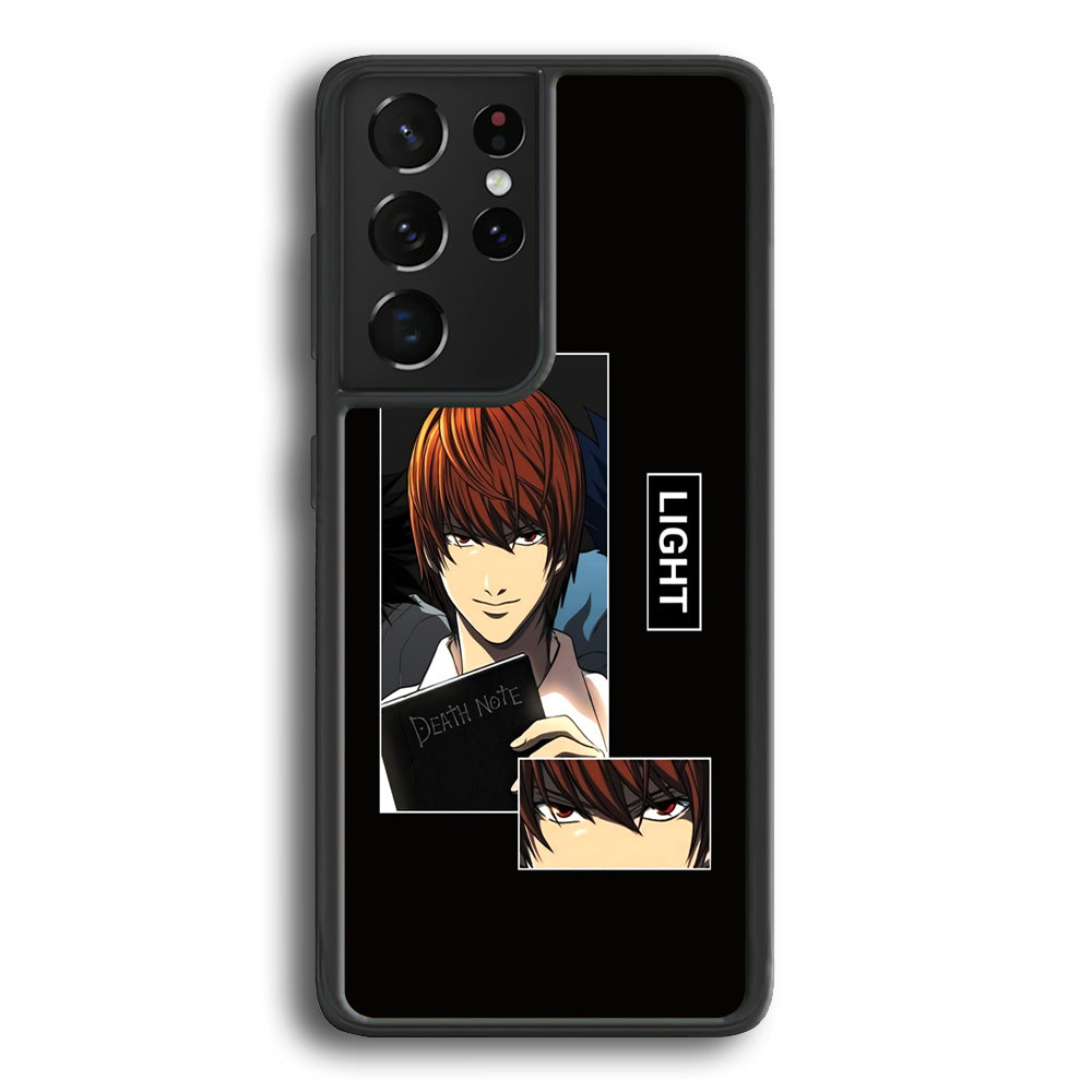 Light Yagami Death Note Book Samsung Galaxy S23 Ultra Case - Ezzystore
