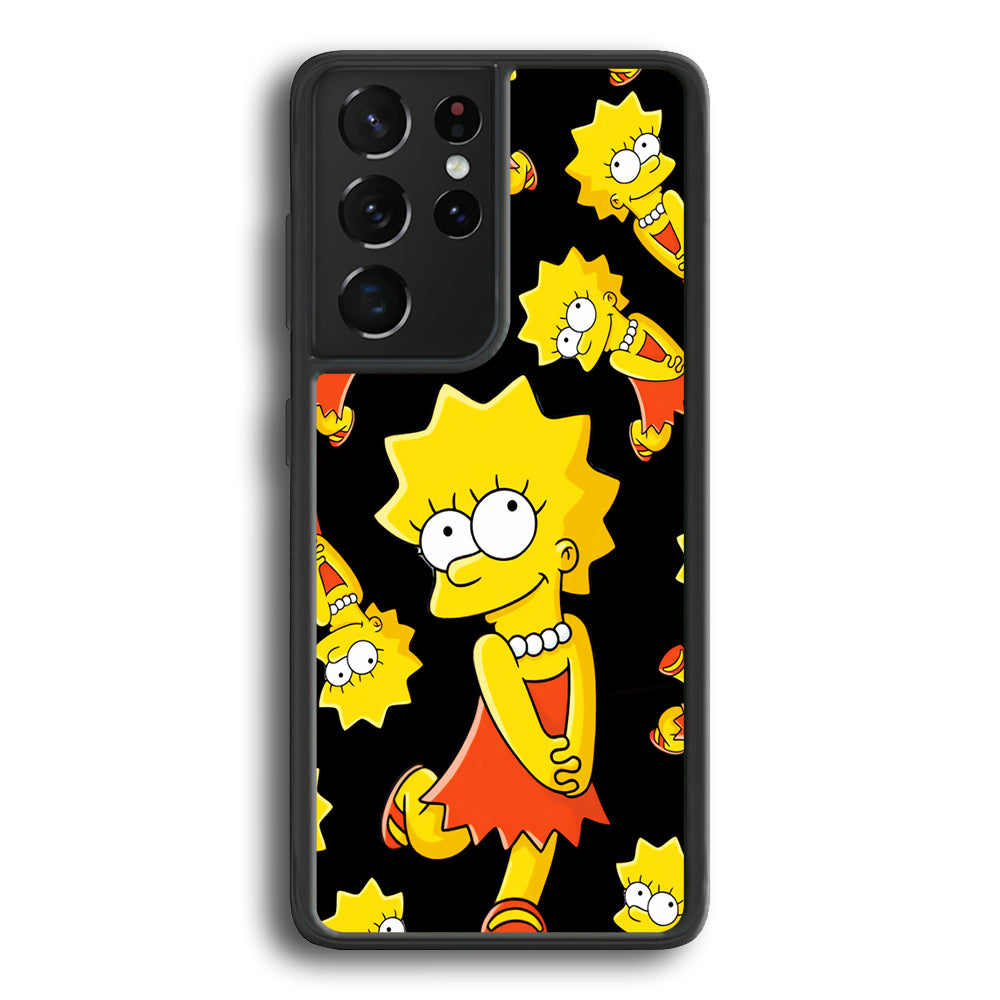 Lisa Simpson Dance Samsung Galaxy S23 Ultra Case - Ezzystore