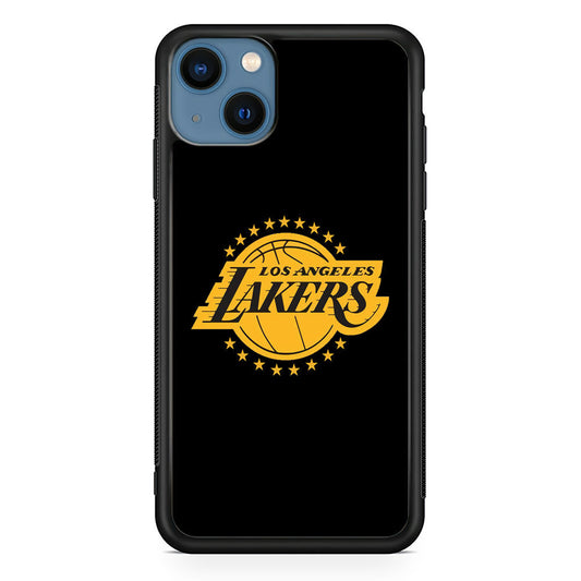 Los Angeles Lakers Black Logo iPhone 15 Case
