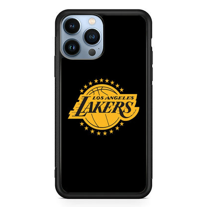 Los Angeles Lakers Black Logo iPhone 14 Pro Max Case