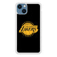 Los Angeles Lakers Black Logo iPhone 14 Case