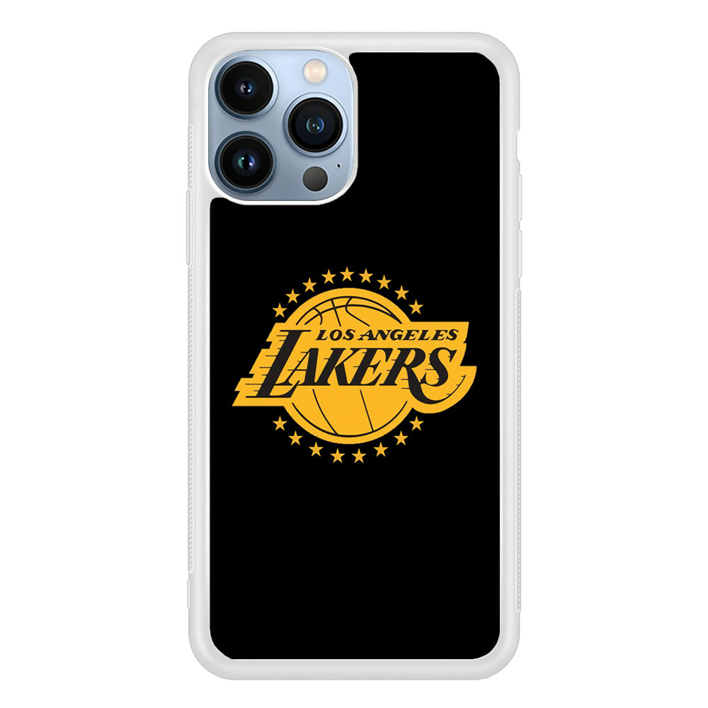 Los Angeles Lakers Black Logo iPhone 14 Pro Case