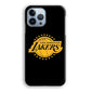 Los Angeles Lakers Black Logo iPhone 15 Pro Case