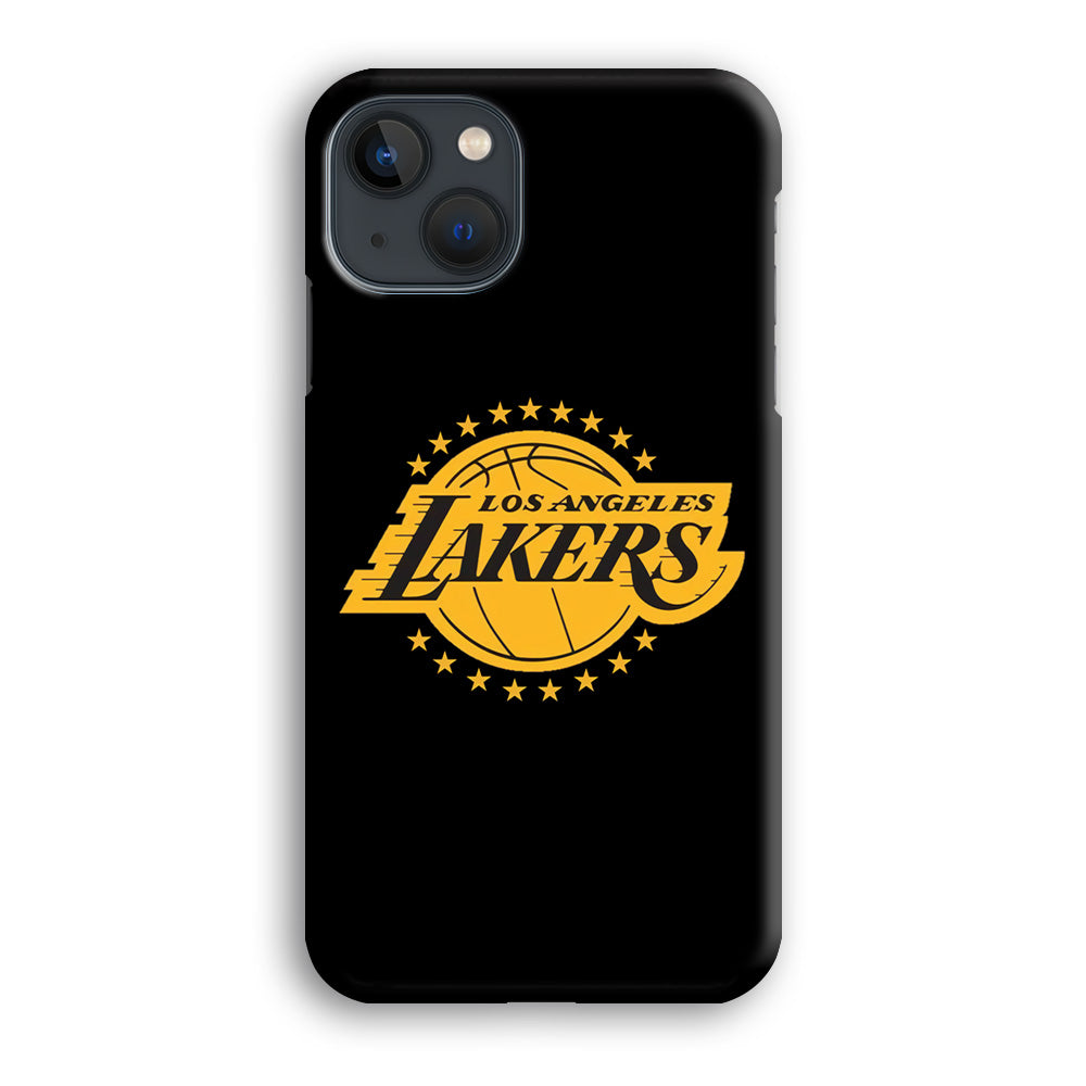 Los Angeles Lakers Black Logo iPhone 14 Case