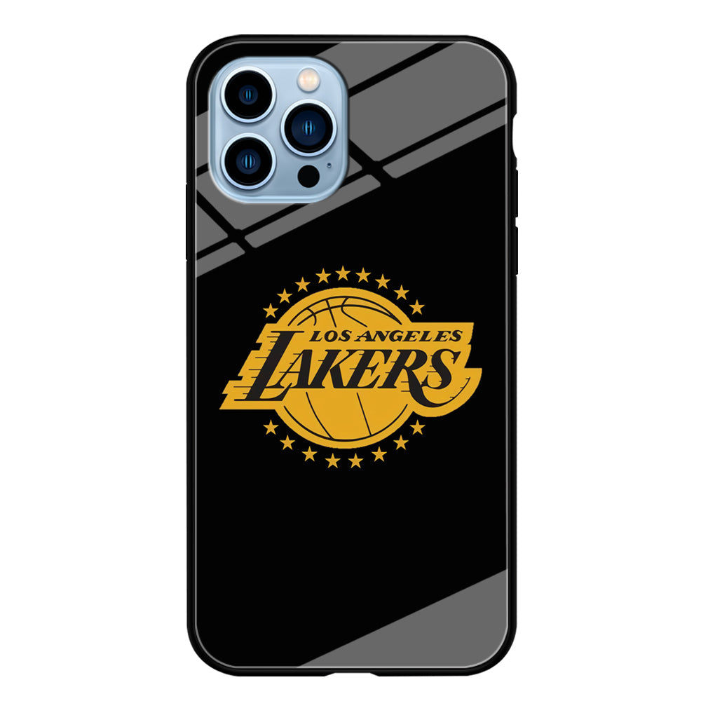 Los Angeles Lakers Black Logo iPhone 15 Pro Max Case