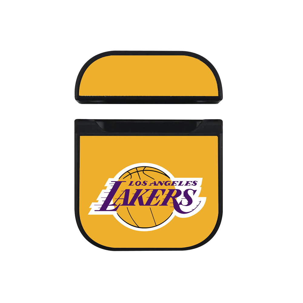 Los Angeles Lakers Logo NBA Hard Plastic Case Cover For Apple Airpods