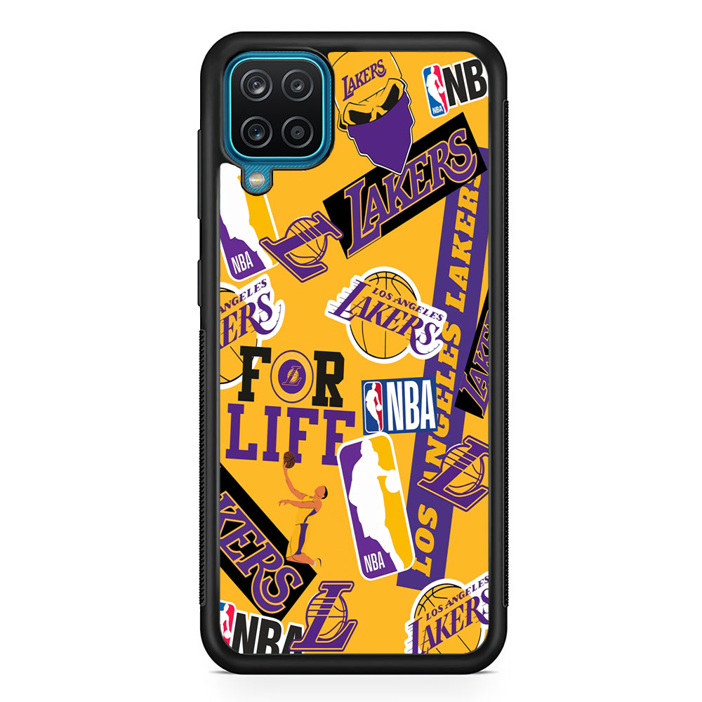 Los Angeles Lakers Word Of Pride Team Samsung Galaxy A12 Case