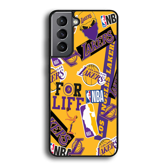 Los Angeles Lakers Word Of Pride Team Samsung Galaxy S22 Plus Case - Ezzystore