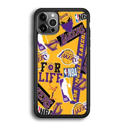 Los Angeles Lakers Word Of Pride Team iPhone 12 Pro Max Case