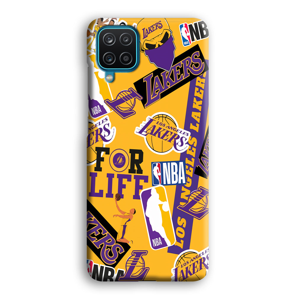 Los Angeles Lakers Word Of Pride Team Samsung Galaxy A12 Case