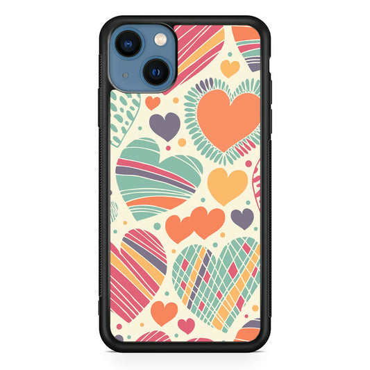 Love Cute White iPhone 15 Plus Case