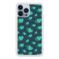 Love Green Doodle iPhone 15 Pro Case