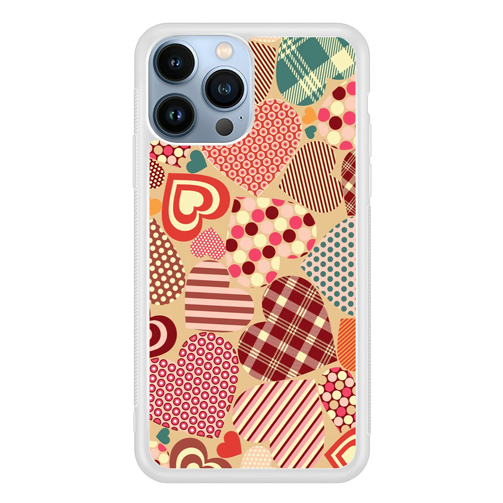 Love Luxe Pattern iPhone 14 Pro Max Case