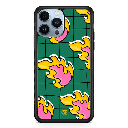 Lovely Vintage Style Flaming Feeling Magsafe iPhone Case