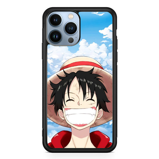 Luffy One Piece Warm Smile iPhone 14 Pro Case