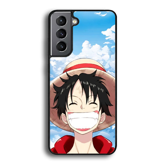 Luffy One Piece Warm Smile Samsung Galaxy S24 Case - Ezzystore