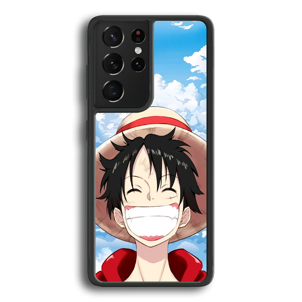 Luffy One Piece Warm Smile Samsung Galaxy S24 Ultra Case - Ezzystore