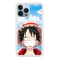 Luffy One Piece Warm Smile iPhone 14 Pro Max Case