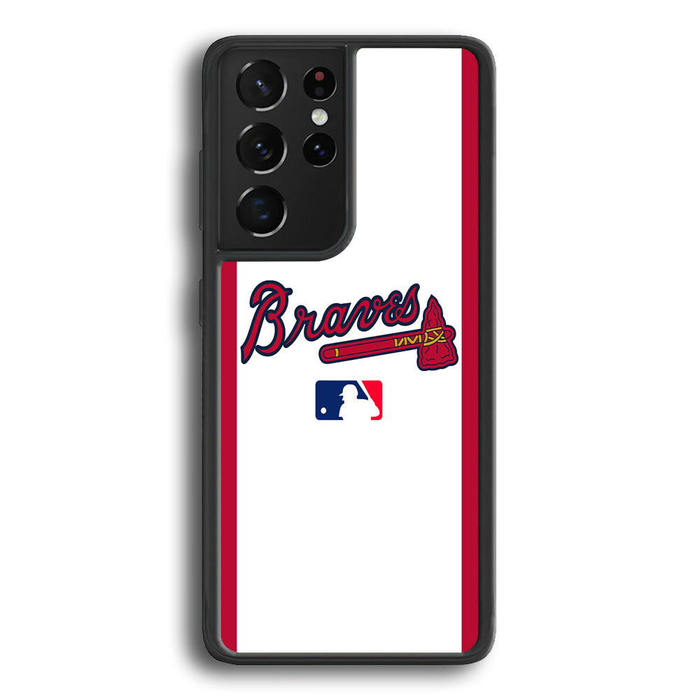 MLB Atlanta Braves Samsung Galaxy S24 Ultra Case - Ezzystore