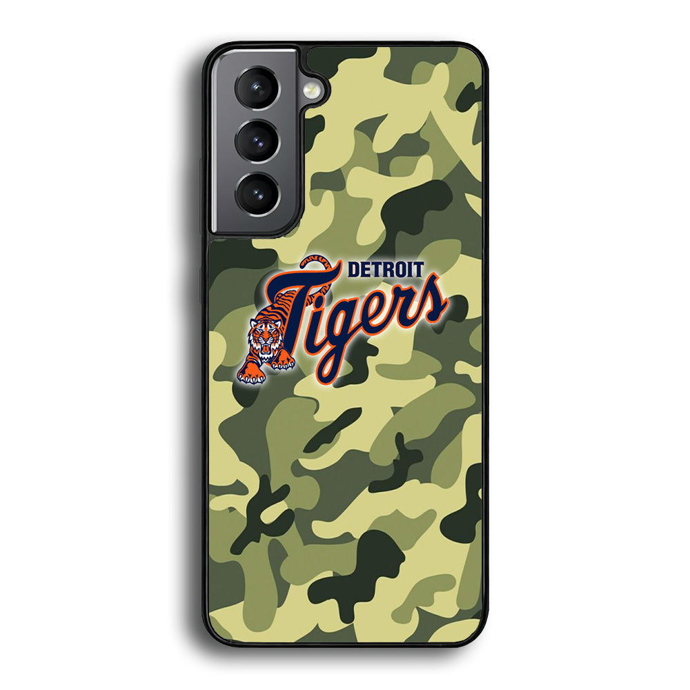 MLB Detroit Tigers Camo Green Samsung Galaxy A16 Case - Ezzystore