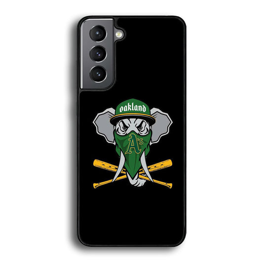 MLB  Oakland Athletics Elephant Logo Samsung Galaxy S24 Plus Case - Ezzystore