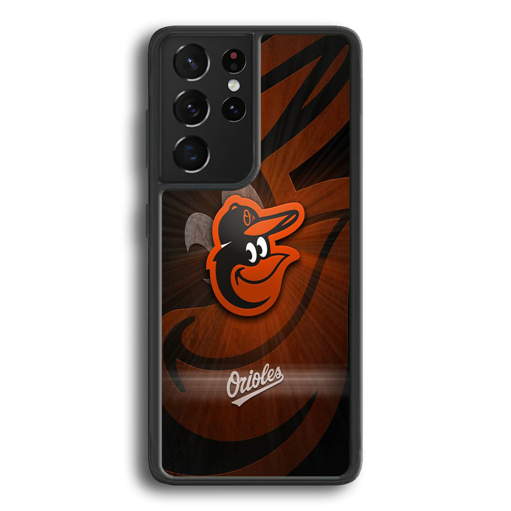 MLB Orioles Baltimore Logo Samsung Galaxy S24 Ultra Case - Ezzystore