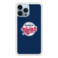 MLB  Minnesota Twins Logo Blue iPhone 14 Pro Case