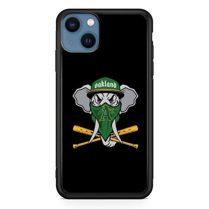 MLB  Oakland Athletics Elephant Logo iPhone 15 Case