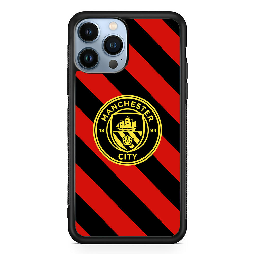 Manchester City Away Of Jersey Pattern iPhone 15 Pro Max Case