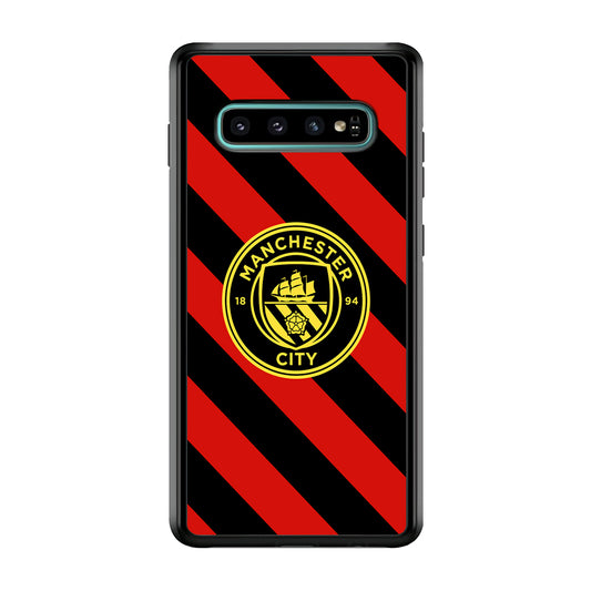 Manchester City Away Of Jersey Pattern Samsung Galaxy S10 Case