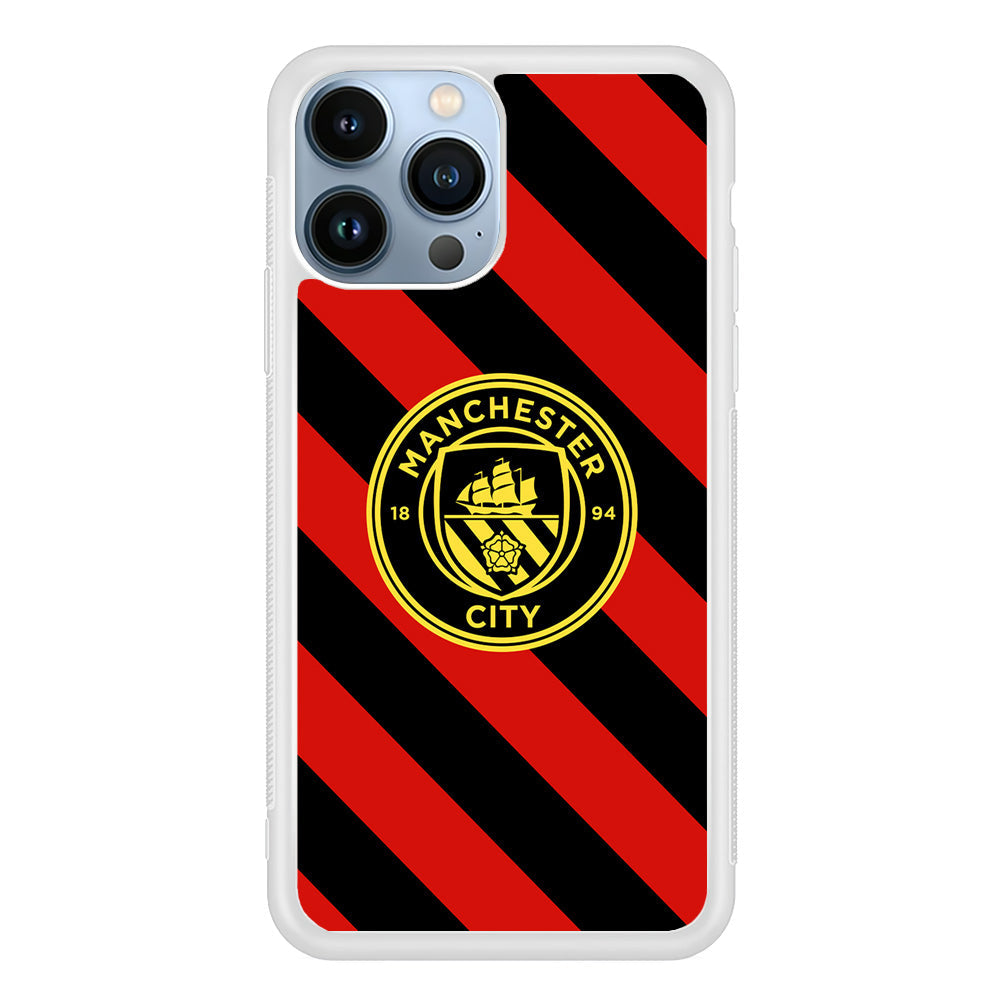 Manchester City Away Of Jersey Pattern iPhone 14 Pro Max Case