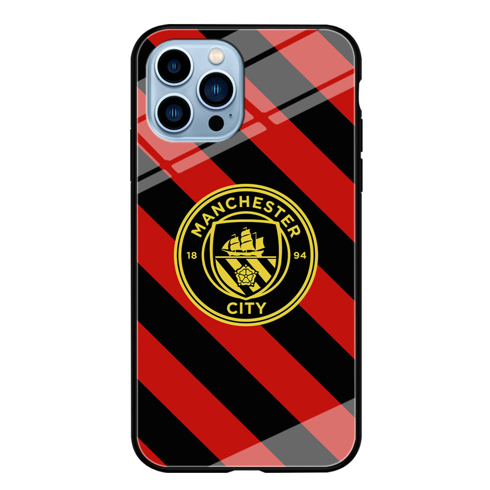 Manchester City Away Of Jersey Pattern iPhone 15 Pro Case