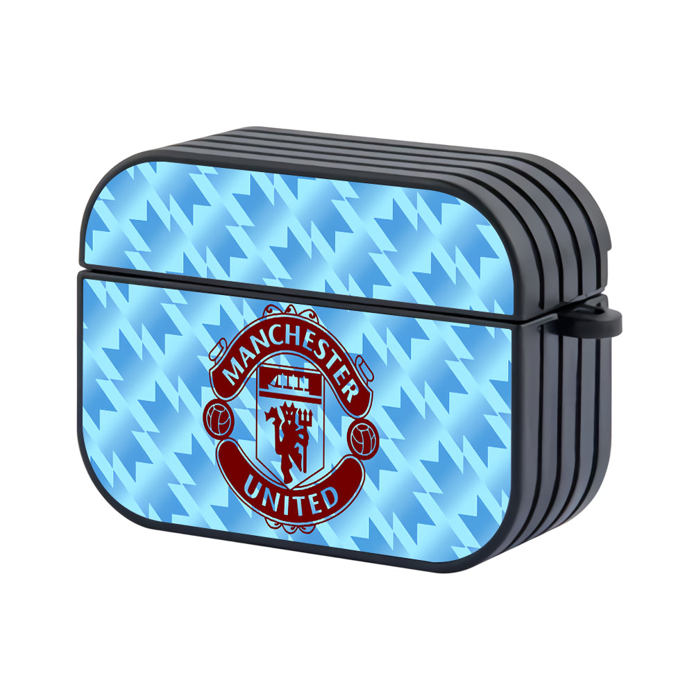 Manchester United Away Jersey Pattern Hard Plastic Case Cover For Apple Airpods Pro - Ezzystore