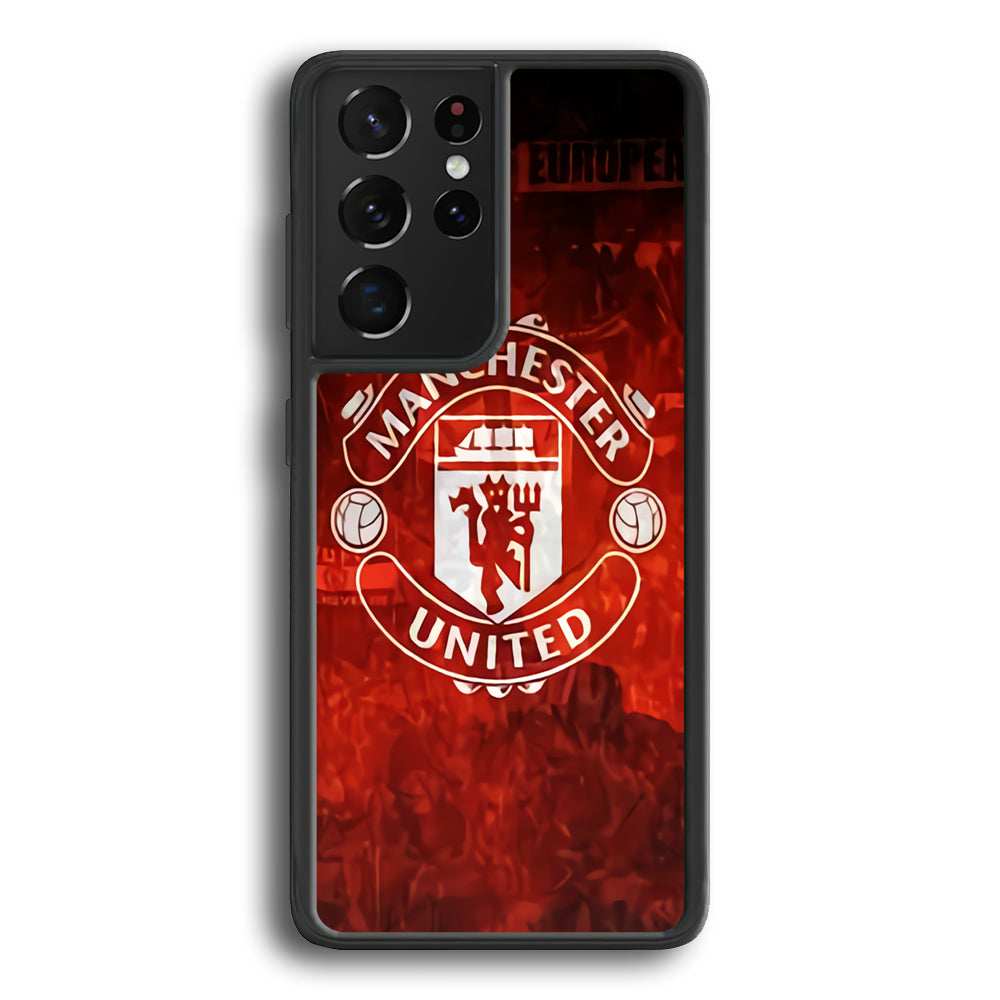 Manchester United Vibes At Home Samsung Galaxy S23 Ultra Case - Ezzystore