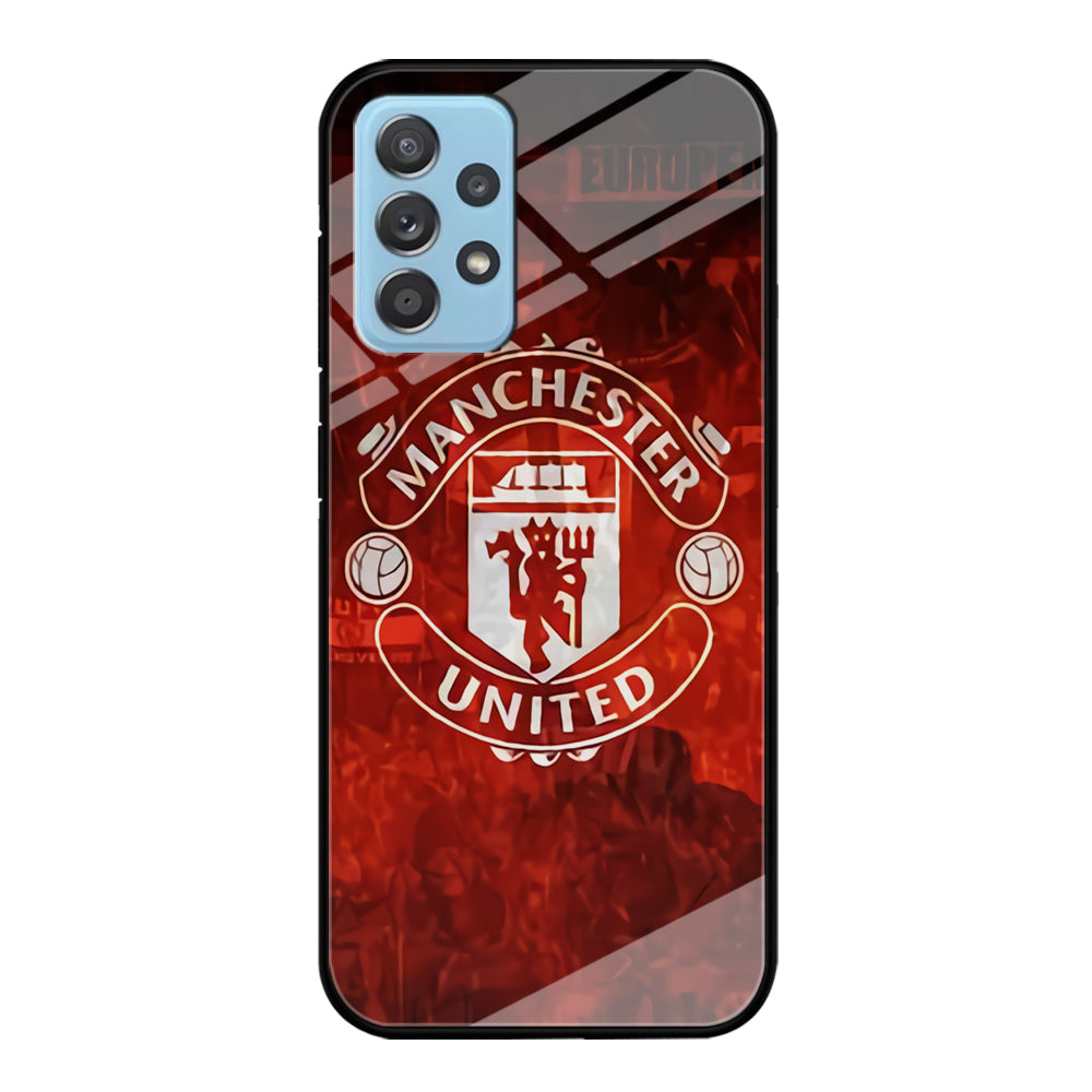 Manchester United Vibes At Home Samsung Galaxy A72 Case