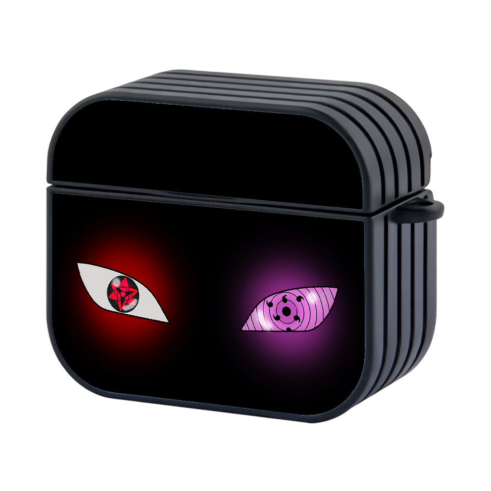 Mangekyou Rinnegan Sasuke Uchiha Hard Plastic Case Cover For Apple Airpods 4 - Ezzystore