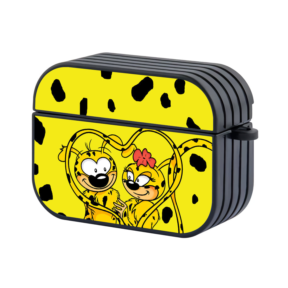 Marsupilami Couple Hard Plastic Case Cover For Apple Airpods Pro 3 - Ezzystore