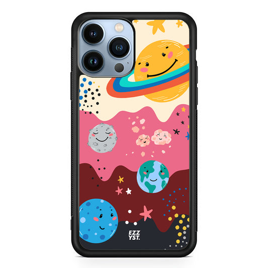 Melting Space Neighboring Planets Magsafe iPhone Case