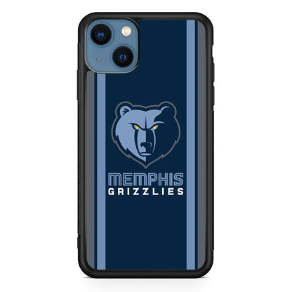 Memphis Grizzlies Stripe iPhone 14 Case