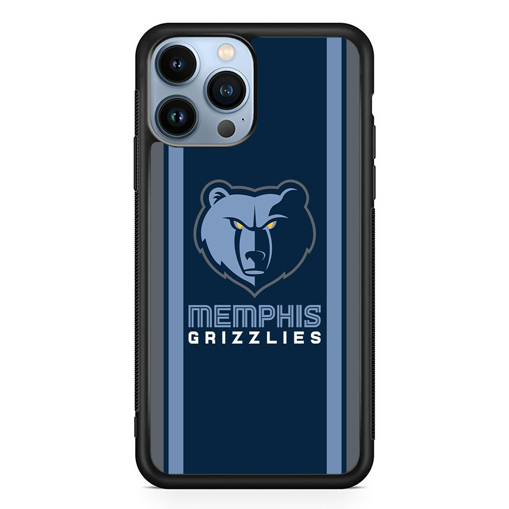 Memphis Grizzlies Stripe iPhone 15 Pro Max Case