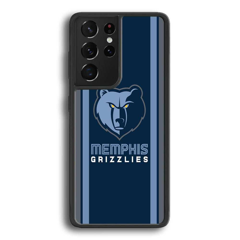 Memphis Grizzlies Stripe Samsung Galaxy S24 Ultra Case - Ezzystore