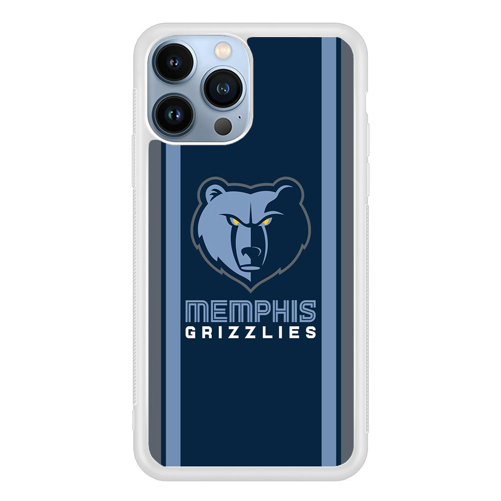 Memphis Grizzlies Stripe iPhone 14 Pro Max Case
