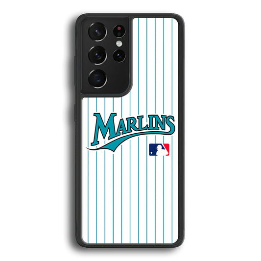 Miami Marlins Team Samsung Galaxy S24 Ultra Case - Ezzystore