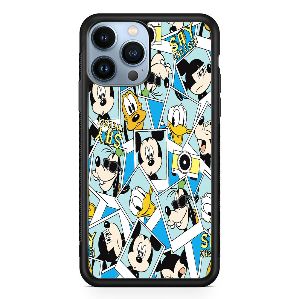 Mickey Family Photo In Frame iPhone 14 Pro Max Case